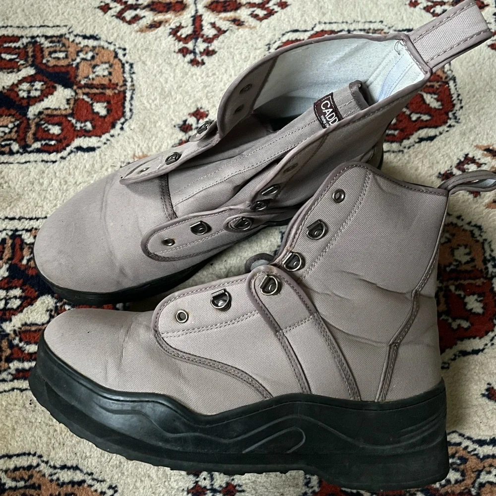 Vintage? Field/Military Style Boots - Picture 2 of 5